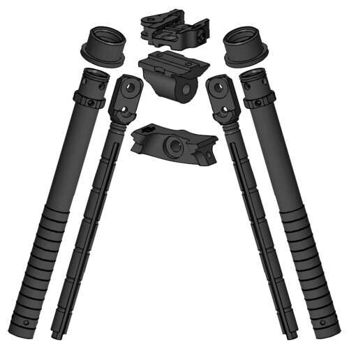Unassembled Atlas® Bipods for Aftermarket Coating | B&T Industries