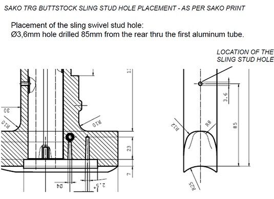 BT29 part set installed on a TRG shown with a BT12-QK with BT07 which is not included