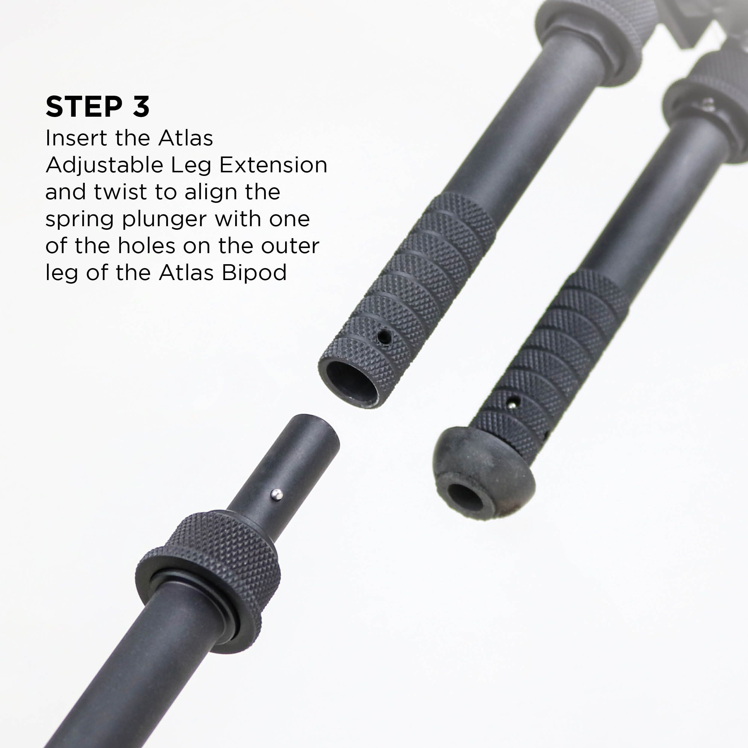 BLEMISHED BT85: Atlas® Adjustable Leg Extensions | B&T Industries