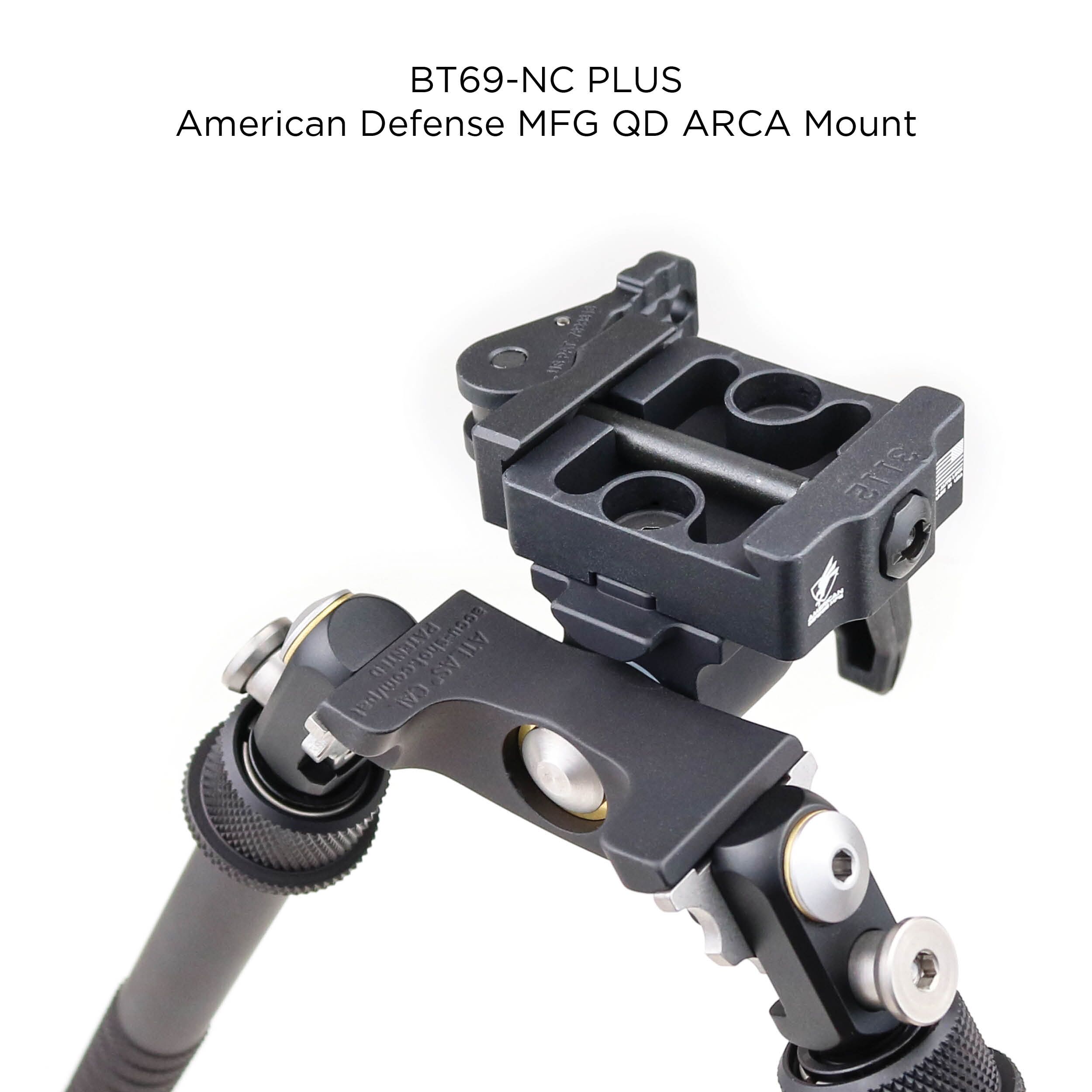 BT69-NC Gen. 2 CAL Atlas® Bipod: Tall with No Clamp | B&T Industries