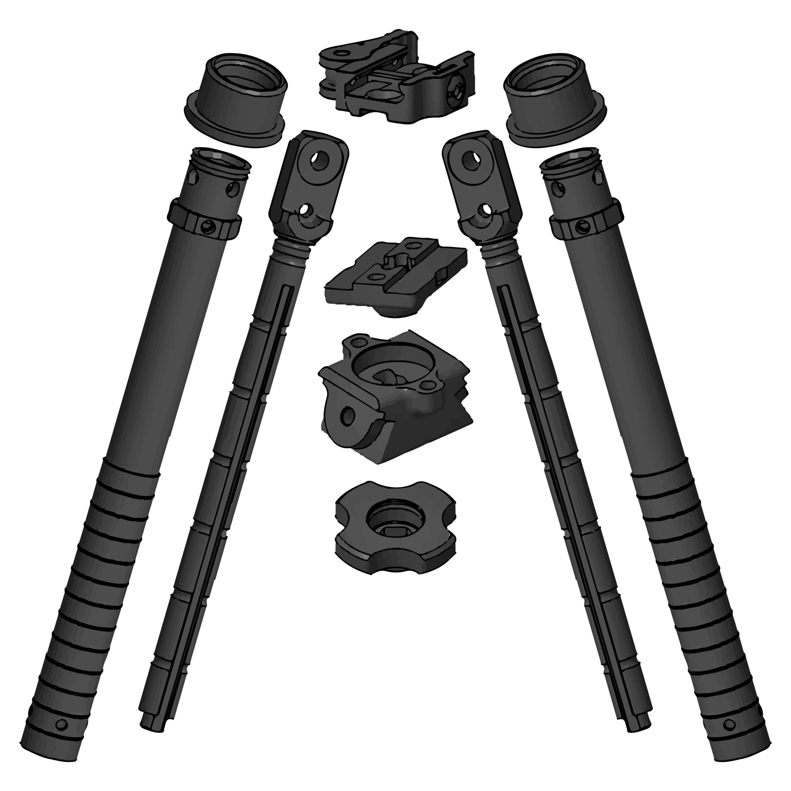Unassembled Bipod For Web 002 09