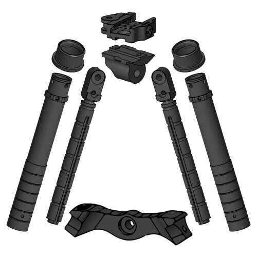 Unassembled Atlas® Bipods for Aftermarket Coating | B&T Industries